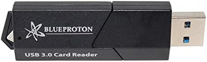 BLUEPROTON USB 3.0 Пренослив Читач На Картички ЗА SD, SDHC, SDXC, Microsdhc, MicroSDXC, Со Напреден Дизајн се-Во-Едно