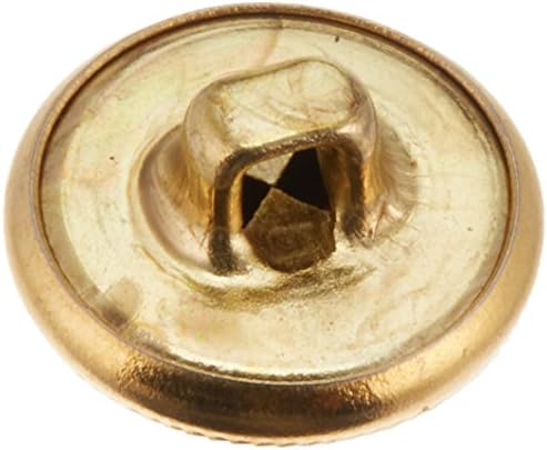 C&C Метални производи 5264 Модерно метално копче, големина 24 лиг, електро злато, 36-пакет