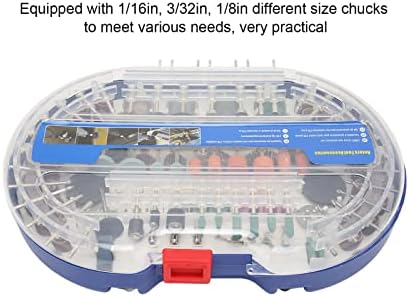Комплет за додатоци за ротациони алатки 276PCS, мутифуктивни електрични мелници поставени кутии Универзална ротирачка алатка за рака Сите намени