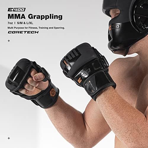 Ангажирајте ги Спаринг нараквиците Е-серија | Pro стил без прсти, борбени ракавици за ММА, торба за џиу itsитсу и удирање