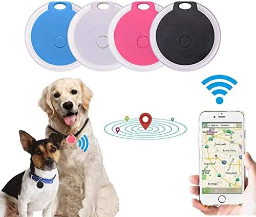 Ларсе Мини Мачка/Куче Гпс Локатор За Следење, Мал Пренослив Bluetooth Интелигентен Анти-Изгубен Уред За Багажи/Дете/Милениче, Тркалезен Водоотпорен