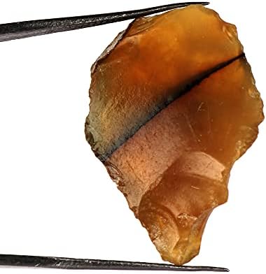 Gemhub Stone Yellow Opal 23 CT за заздравување, завиткање со жица, накит што прави лабав скапоцен камен