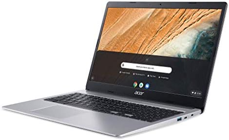 2021 Acer Chromebook 315 Лаптоп Компјутер 15.6 HD Дисплеј Intel Celeron N4000 Процесор 4GB RAM МЕМОРИЈА 32GB Emmc Веб Камера