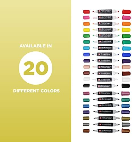 Маркери за боја на Сакура Пермапаке - Асортирани бои - Пенчиња од двојна точка 1,2 и 5,5 мм - 20 пакувања