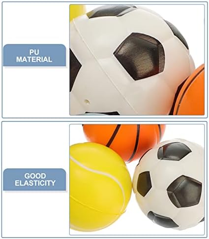 Тодмомија 20 парчиња мини спортски топки топки за забави за награди за размена на училници