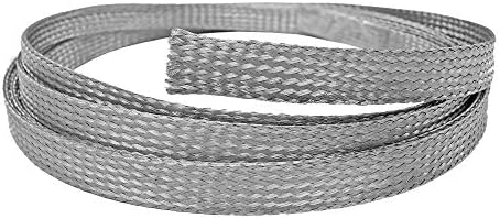 Електрик 1/2 плетенка со плетенка од не'рѓосувачки челик - Должина: 10 стапки