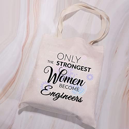 Vamsii Woman Ingineer Ingineer Tote Tote Bag Инженеринг подароци за жени само најсилните жени стануваат инженери подароци рамо торба