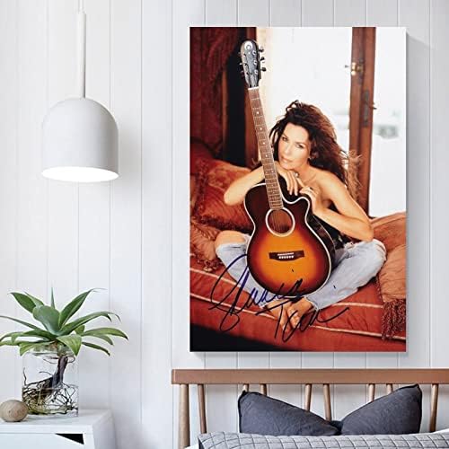 Секси Шанија Твавен музички постер поп-пејач Фото Постери wallидни уметнички слики платно wallид декор дома декор дневна соба