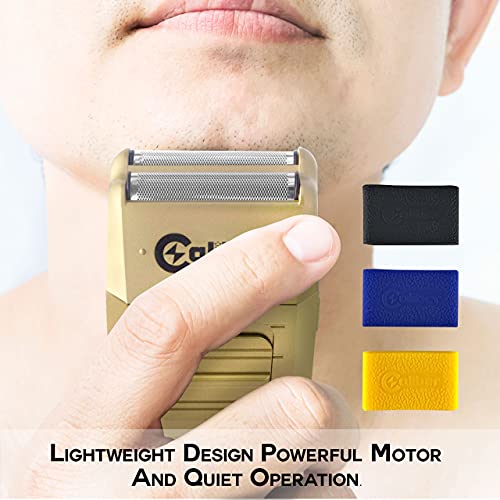 Калибар RPG Shaver - Со нелизгачки клипери - кабел/безжичен близок сечење фолија - филиумска јонска батерија - со поп -доп на коса и брада - електричен брич за мажи
