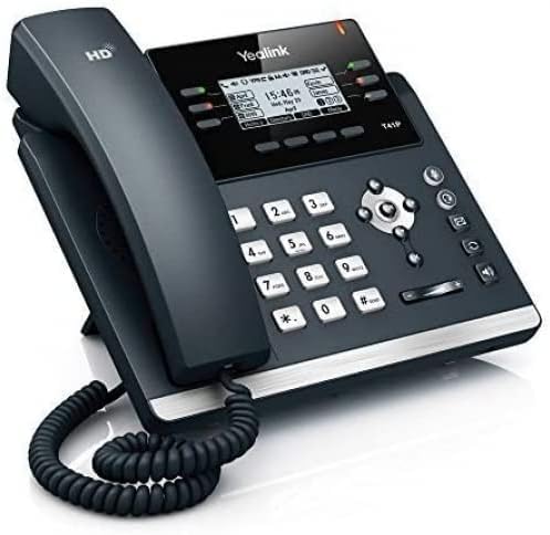 Јеилинк Ултра-Елегантен IP Телефон SIP-T41P PoE, Напојување Не Се Вклучени