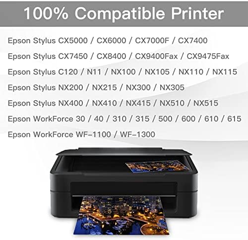 Касети Со Мастило BeOne T69 Повторно Произведена Замена За Epson 69 T069 5-Пакет За Употреба Со Игла NX100 NX110 NX215 NX300 NX400