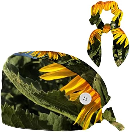 Прилагодливо работно капаче со копче, природни цвеќиња Гроздобер растение хируршко капаче за џемпери, вратоврски за врски со