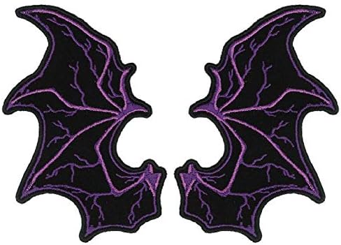 Патчи на лилјаци со крилја - дизајн на пеперутка на ластовичка, висока конец Рејон на топлина запечатена заптивка/лепенка за