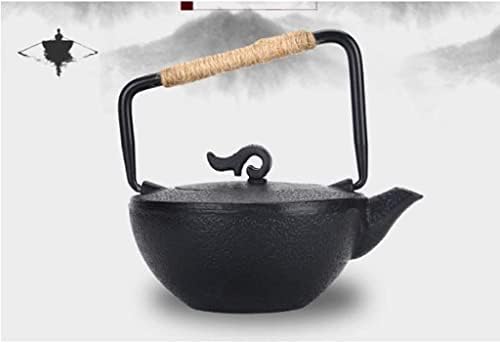 Традиционални вештини од леано железо чајник ， ковано железо Неискриено старо железо котел што врие чај од чај постави меур чајници чајници