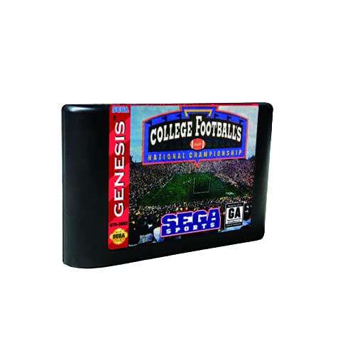 Национално првенство на фудбалски ретро колеџ Фудбал - УСА етикета Флешкит Д -р картичка за конзола за видео игри Mega Genesis Megadrive Megadrive