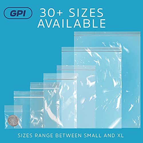 GPI - 7 x 7, кутија од 1000, чиста пластика што може да се повлече од поштенски кеси, големи, рефус дебели 2 милји силни и издржливи