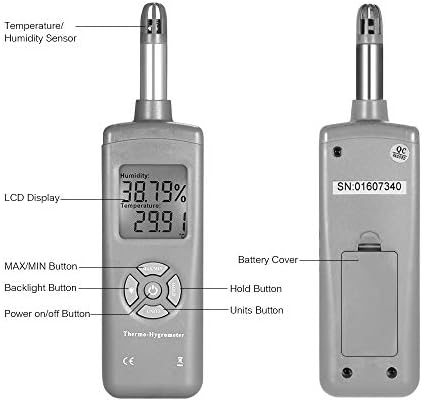 Температурни инструменти UXZDX Cujux Дигитален термометар Хигрометар Влажност и температурен сензор Пирометар Психометар