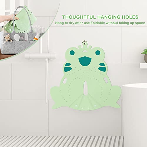 Перница за бебиња за бања со танцување, бебе за мијалник за мијалник за када, бања со мијалник, симпатична жаба, подлога за поддршка на