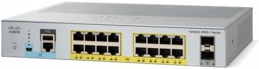 Cisco WS-C2960L-16PS-ll Катализатор 2960L управуван прекинувач 24 POE+ пристаништа