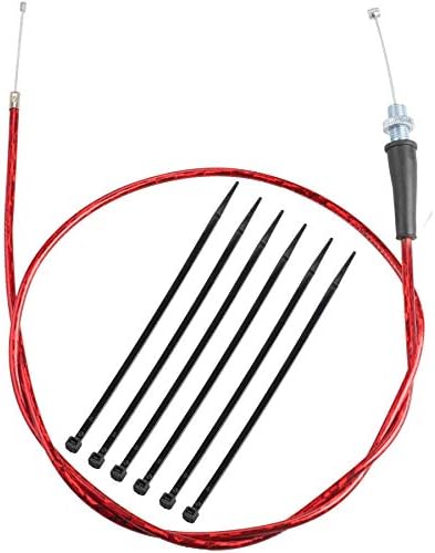 MRELC 50-инчен кабел за гаснење на велосипеди, компатибилен со MB165 196CC 5,5HP MB200 200CC 6.5HP и PIT Bike Thermal Warrior CT200U