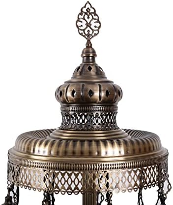 Азилов Турска ламба 9 Глобус Мозаик Под ламба, Мозаик Стоечка ламба 9 Глобус Мозаик Марокански ламби за подни ламби за декоративни дизајни за домови нудат 5 инчи гло?