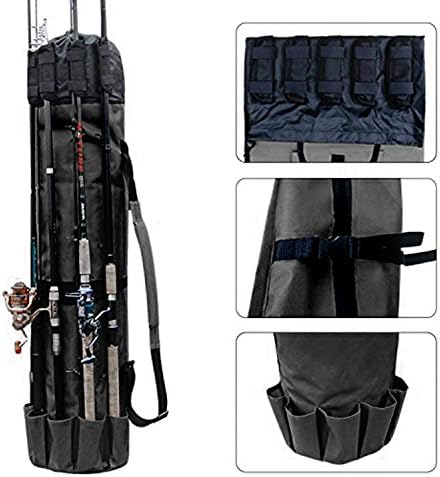 HUNTVP риболов шипка ролна торба Организатор за патувања носачи носач на носач на носачи за складирање торби за складирање на алатки