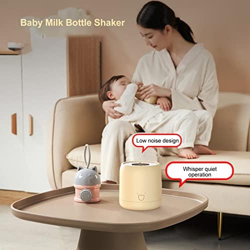Автоматски Миксер За Формула За Бебиња, Електричен Шејкер За Млеко Низок Шум, USB Полнење, 3 Режими На Мешање За Хранење На Доенчиња