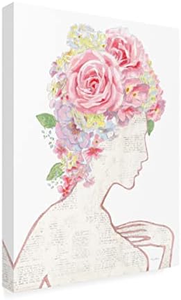 Трговска марка ликовна уметност „Хариет цветна маќеа инспирација II“ платно уметност од портфолио на диво јаболко 14x19