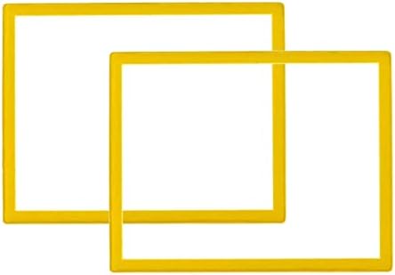 2 ПАРЧИЊА Замена Горниот Лцд Екран Леќа Пластичен Капак ЗА Ds Lite Ndsl Конзола Жолта