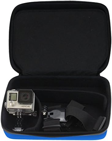 Navitech Blue Heavy Duty Rugged Hard Case/Cover компатибилен со Seentron 4K Ultra Action Camera