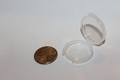 100 0,05 мл Мал чист пластичен примерок/контејнери за тестер - може да се користи за шминка, накит и многу повеќе!