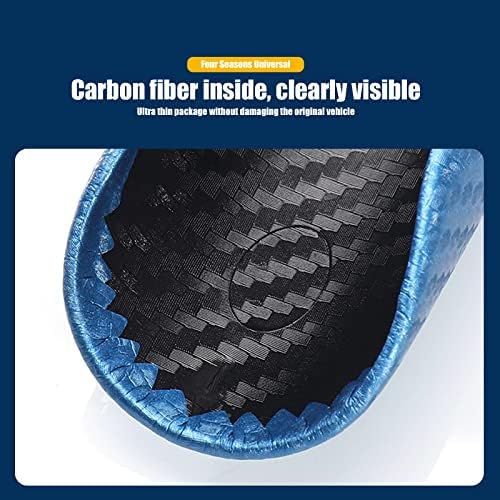 Окриеност на воланот за јаглеродни влакна од јаглеродни влакна од Јавмој, 2 парчиња сегментиран заштитник на воланот, Универзален