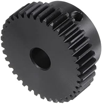 HARFINGTON 2PCS SPUR GEAR 8mm Внатрешна дупка Pinion Gear 38T MOD 1 45 челичен мотор менувач за RC за замена на делови за замена