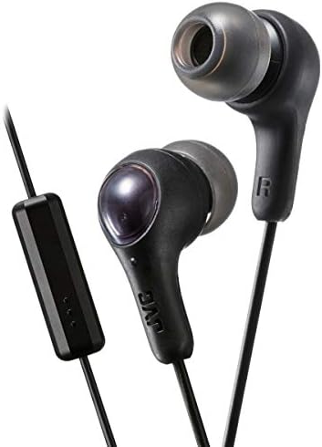 JVC Gumy Earbuds - во слушалки за уво, моќен звук, удобно и безбедно вклопување, доаѓа со парчиња силиконски уво S/M/L, кабел од 3,3 стапки