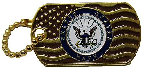 MWS пакет од 3 Соединетите Држави морнарички мавтајќи со златно знаме капа капа лапел/синџир на клучеви