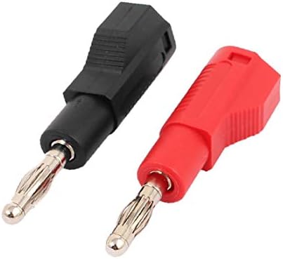 X-Dree 2PCS 4mm Stackable Test Test Lead Lead Retractibable Connector Connector (Connettore по банана Ретраибил А Скомпарса по кави