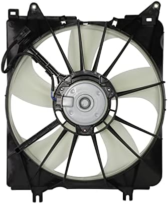 HO3115170 Фабрички стил на ладење на фабрички стил на ладење на вентилаторот компатибилен со Honda CR-V 2.4L 2017-2019, 12V, црно