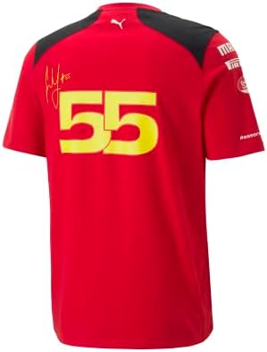 Scuderia Ferrari - 2023 Carlos Sainz Team T -Moir - Men - Red