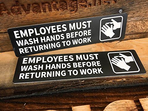Вработените во предност на Маверик мора да ги мијат рацете пред да се вратат на работа да значат црно -бели, 8 x 2
