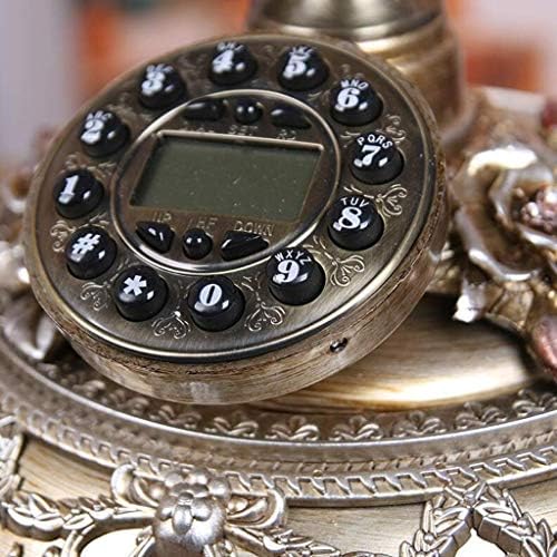 KLHHG RETROTLE Style Push Button Dial Table Temone Temone Decor и Office Decor