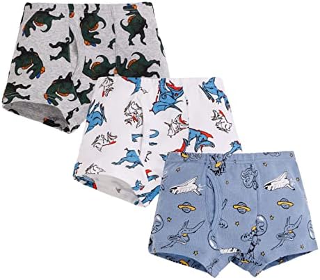 Miniyaya Boys Boxer Shorts Multipack Soft Kids Boxer Trunks Boxershorts underpants за деца | 3 парчиња | 2-8 години