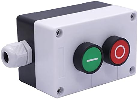 Ganyuu AC 660V 10A Моментарна I/O Црвена зелена знак Не NC Push копче за прекинувач на копчето