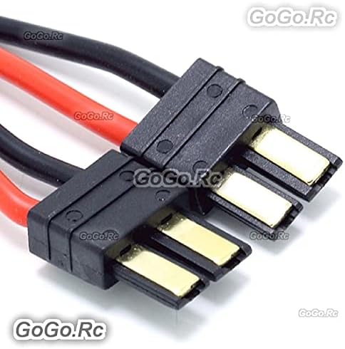 GOGORC TRX Двојно продолжение Паралелен кабел за конектор за батерии со жица од 15 см 14awg