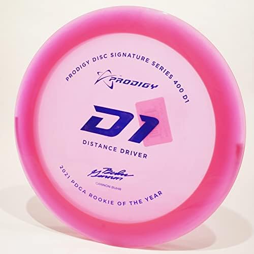 Prodigy Gannon Buhr D1 Signature Series Raster Dival Driver Golf Disc, Изберете боја/тежина [Печат и точна боја може да варираат]