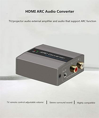 HDMI Лак Аудио Конвертор Лак Аудио ВРАЌАЊЕ ТВ/Проекција Засилувач Звук RL Црвена И Бела Двојна Лотус HDMI ЛАК До R/L И AUX Аудио Конвертор