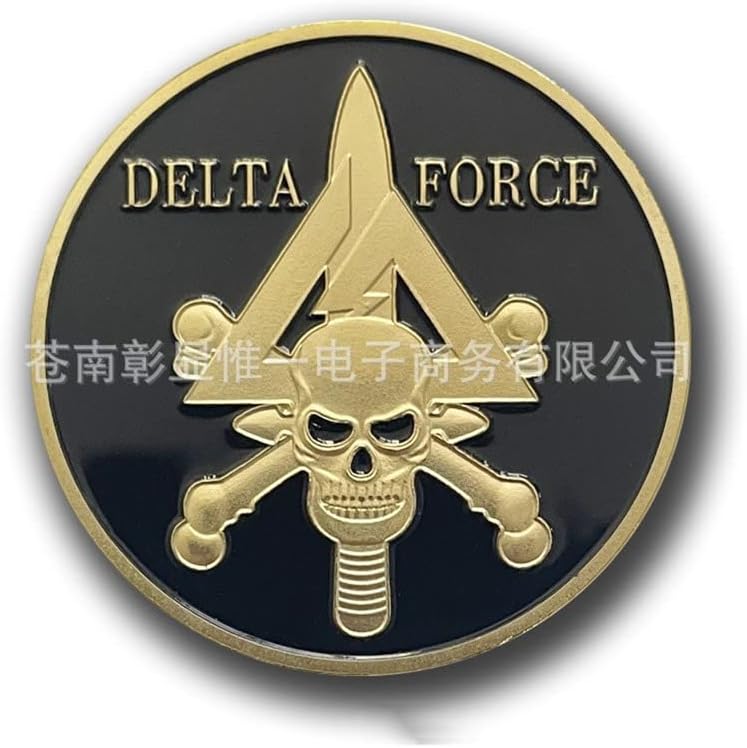 Бродови Ретки Американски Воен Медал Марински Корпус Предизвик Тешко Черепот Монета Американски Орел Златници Колекционерски