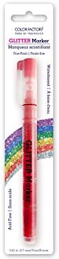 Lивеејќи во боја на сјај за боја на фино точка, 0,7 мм, суштинска алатка за боење на возрасни, живописна боја, црвена боја