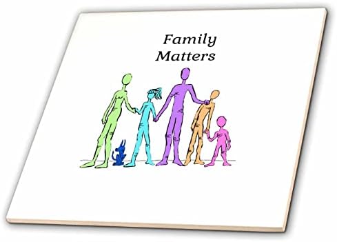 3дроза Текст Велејќи Дека Семејството Е Важно Со Слика Подолу На Семејството-Плочки