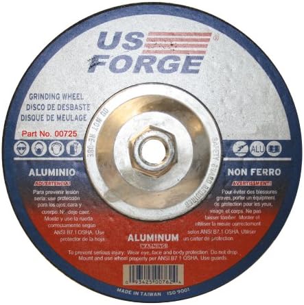 US Forge 725 Мелење на тркалото за мелење, 4-1/2-инчи од 1/4-инчи од 7/8-инчи