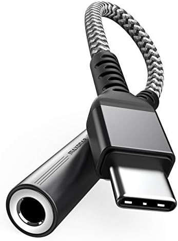 Адаптер за слушалки Maxonar USB Type C, надграден USB-C до 3,5 mm Jack Dongle Digital до Analog Aux Audio Converter за Galaxy